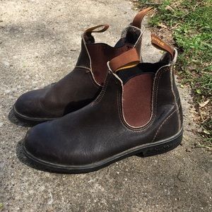 Classic Brown Leather Blundstone Chelsea 39.5